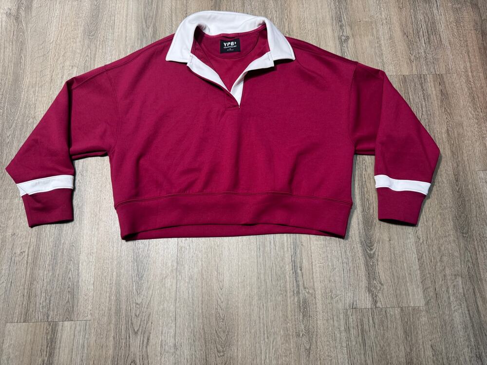 YPB by Abercrombie & Fitch Women's Active Polo Sweatshirt